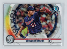 2020 Bowman Chrome Bowman Scouts Top 100 #BTP-41 Brusdar Graterol (RC) (Q)