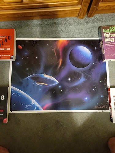 MICHAEL DAVID WARD JUPITER 2 LITHOGRAPH.