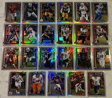 2025 TOPPS CHROME SILVER REFRACTOR LOT X23 JUSTIN JEFFERSON NICK BOSA DARNOLD