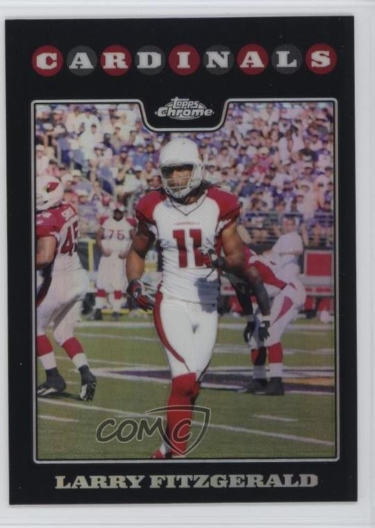 2008 Topps Chrome Refractor Larry Fitzgerald #TC86 0b6c