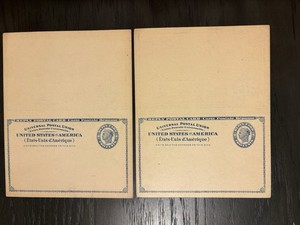 2c Liberty UPU - Universal Postal Union Mint Postal Stationery Cards Lot of 2