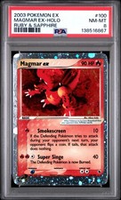 2003 POKEMON EX RUBY & SAPPHIRE #100 MAGMAR EX-HOLO PSA 8 on eBay
