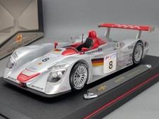 Modellautos 1:18 Maisto Audi R8 WINNER 24h Le Mans 2000 #8 Biela Pirro u. A. OVP