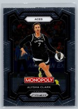 Alysha Clark 2024 Panini Prizm Monopoly WNBA BASKETBALL #7 Las Vegas Aces