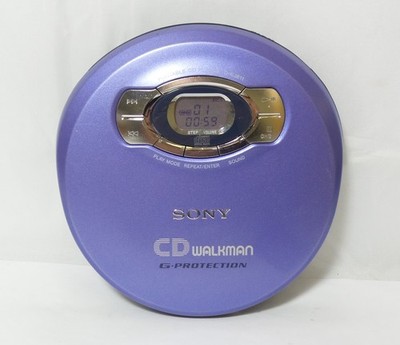 Sony CD Walkman - Portable Compact Disc Player - Blue (D-EJ611/L)