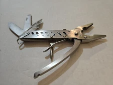 MAXAM 6" Stainless Multi-Tool Folding Pliers Knife Survival Gear