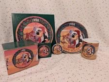 1996 Disney Parks Christmas Splash Mountain Song of the South Ornament Plate Mug