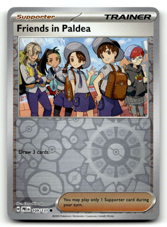 Friends in Paldea - 109/131 Reverse Holo Common SV: Prismatic Evolutions LP