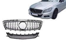 Kühlergrill für Mercedes CLS W218 C218 X218 11-14 GT-R Panamericana Look Chrom Kühlergrill für Mercedes CLS W218 C218 X218 11-14 GT-R Panamericana Look Chrom