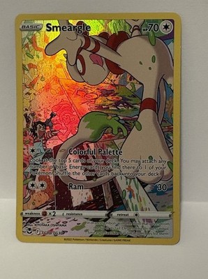 Pokmon Smeargle Ultra Rare Full Art Holo Card TG10/TG30 Silver Tempest |  eBay