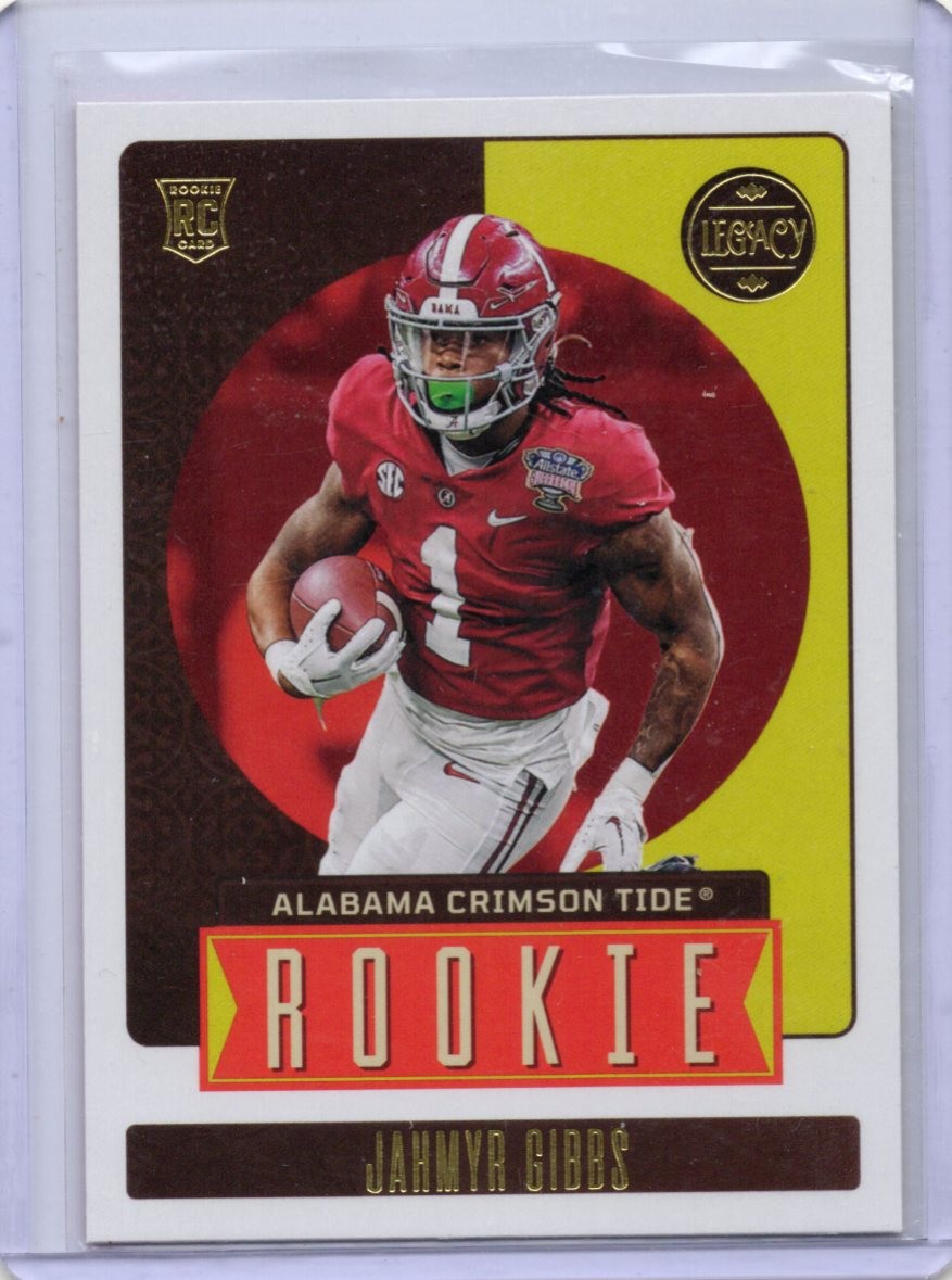 2023 Panini Legacy - Jahmyr Gibbs #158 (RC) Alabama Crimson Tide