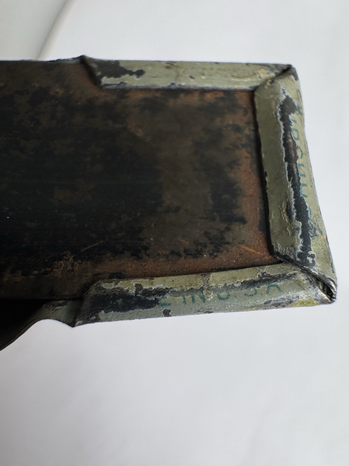 ANTIQUE VICTORIAN SANTA TIN LITHO CLICKER KIRSCHOF COLLECTIBLE RARE