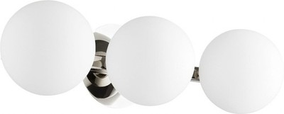 Used Quorum Lighting 539-3-62 3 Light Globe Bath Vanity in Transitional style -