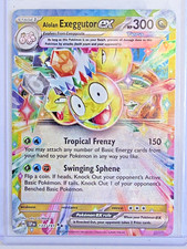Carta Pokemon Alolan Exeggutor EX 133/191 - Scintille Urgenti Se