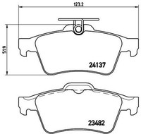 Brembo Bremsscheiben Ø280 + BelÄGe Vorne & Hinten FÜR Ford Focus 100-MAX Focus