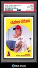 2018 TOPPS ARCHIVES #50 SHOHEI OHTANI RC ROOKIE PSA 10