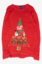 Reindeer Ugly Christmas Sweater 2010s 