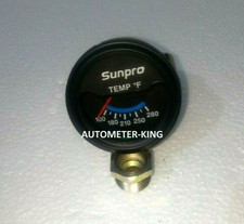 Sunpro 2 Inch Electrical Water Oil Temperature Gauge Kit New 100-280 F Sunpro 2 Inch Electrical Water Oil Temperature Gauge Kit New 100-280 F