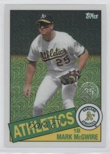 2020 Topps Silver Pack 1985 Topps Chrome Baseball Mark McGwire #85C-30 sc2