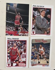 Chicago Bulls Lot - Michael Jordan / Phil Jackson / Scottie Pippen / Will Purdue