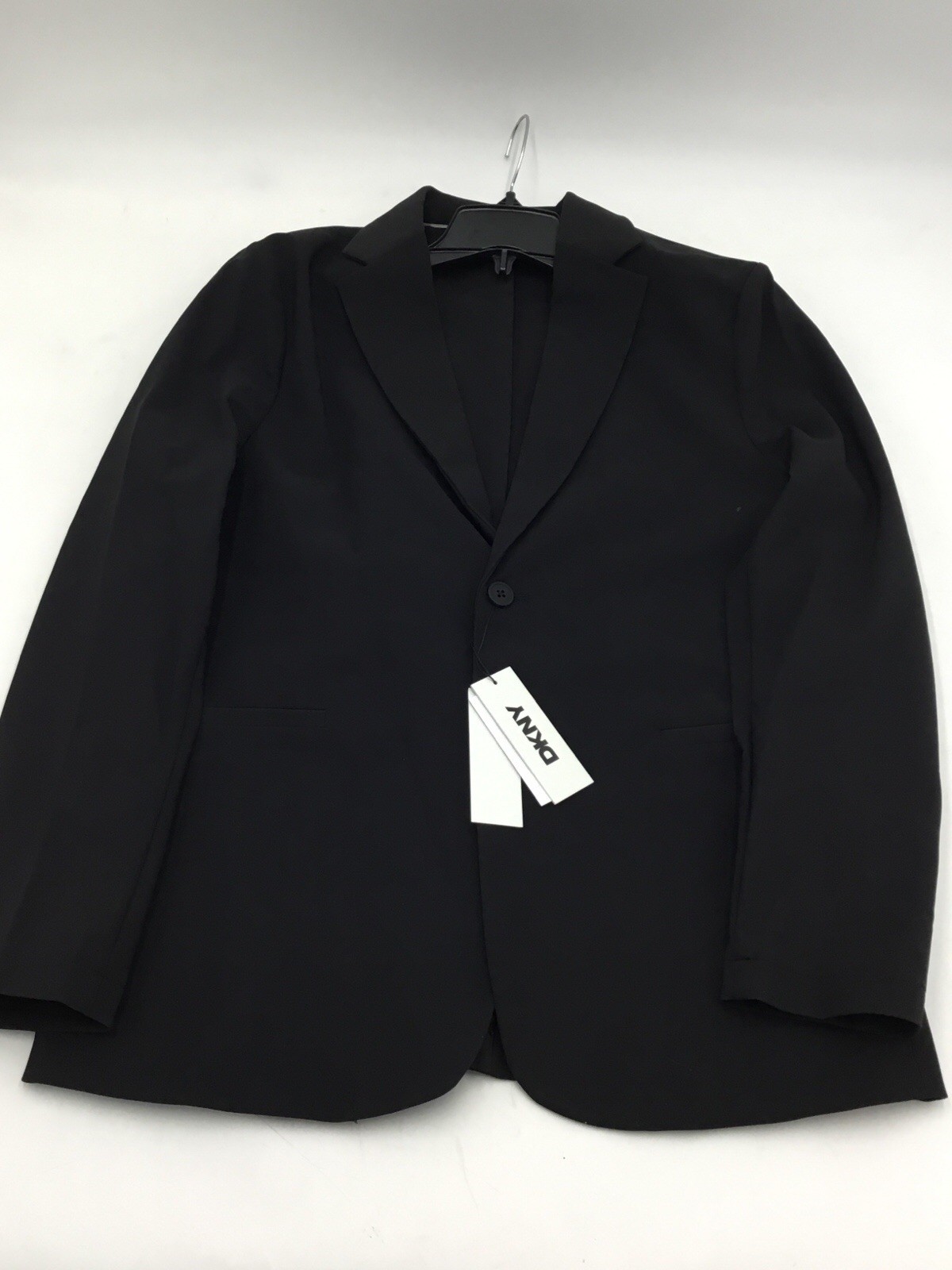 Dkny Mens Suit Jacket Modern-Fit Stretch sport coat blazer Black Medium 28890₽