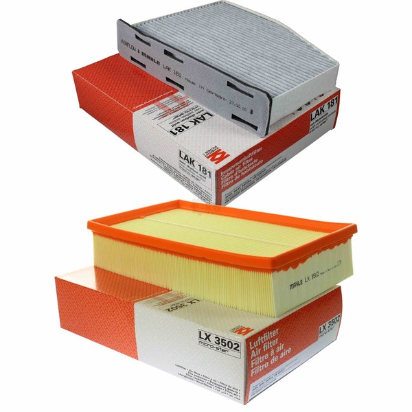 Mahle / Knecht Set Filterpaket Innenraumfilter LAK 181 Luftfilter LX 3502-image