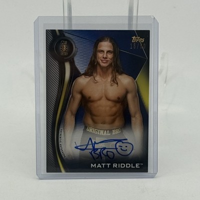 2019 Topps NXT WWE Matt Riddle Autograph Auto /50 Blue