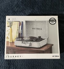 Victrola Journey Signature Bluetooth Suitcase Record Player, Built-in Speakers