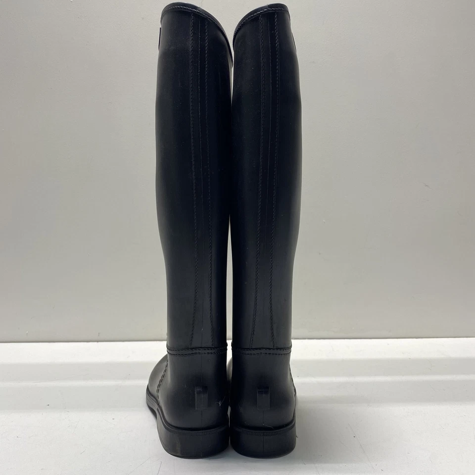 Botas de lluvia para mujer Pour La Victoire negras hasta la rodilla talla 5 Foto 3 de 4