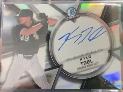 #ad 2025 Bowman Chrome Prime Choice Kyle Teel Refractor Auto 50 $200.00
