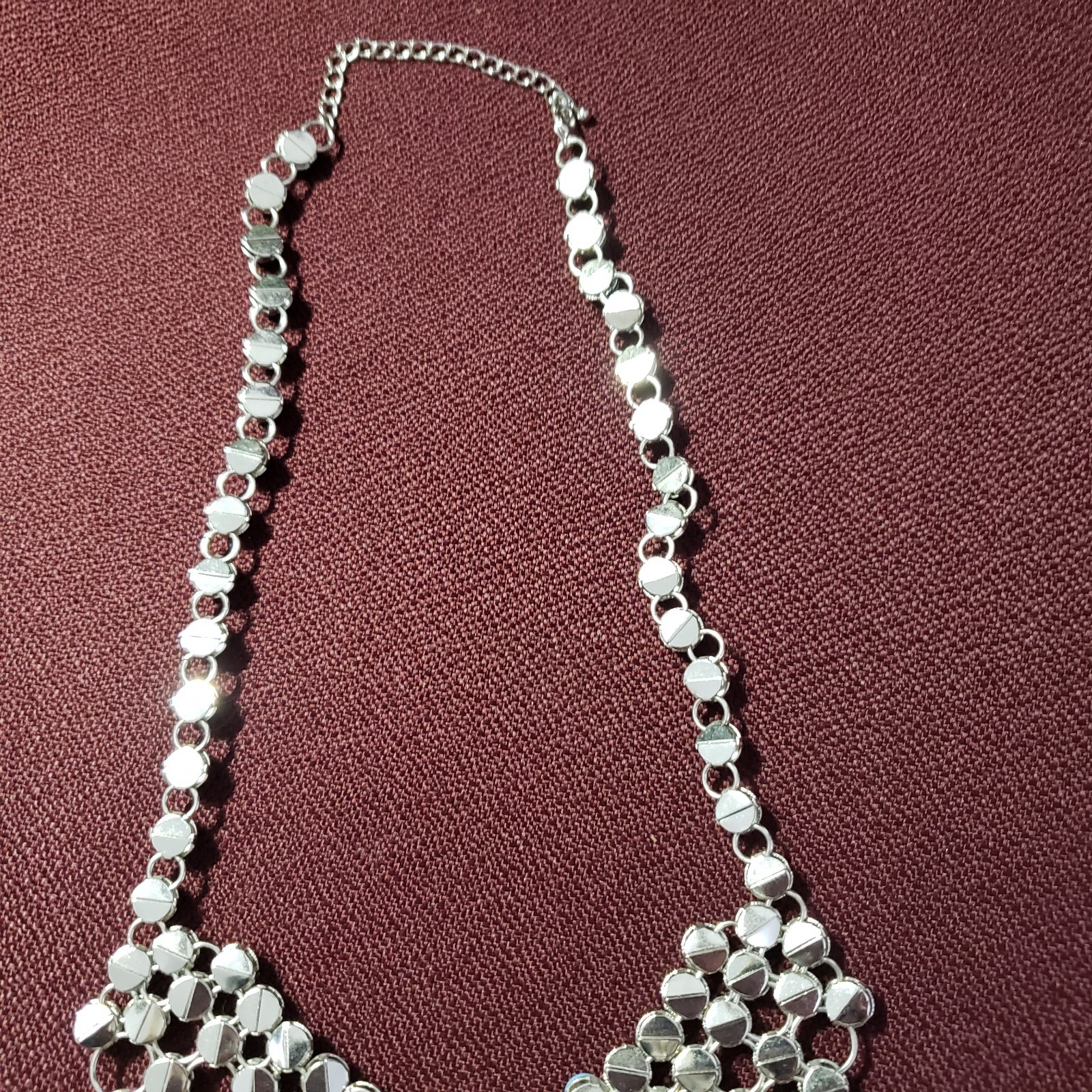 Blue Green Boho Statement Necklace Easter Gift Mo… - image 6