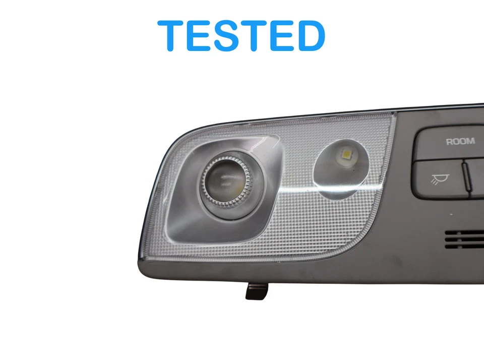 Lámpara de luz domo de lectura techo superior trasero Hyundai Equus 14-16 OEM Foto 3 de 4