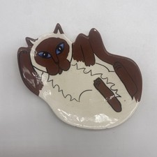 Cats By Nina Siamese Cat Trinket Soap Dish Sp...