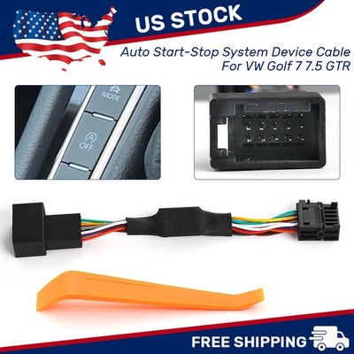 For VW Passat B8 Touran Arteron Auto Start Stop System Control Cable Delet Plug