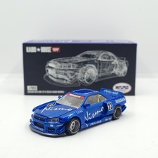 Mini GT Kaido House Nissan Skyline GT-R R34 Kaido Works Nismo V3 Blue KHMG055