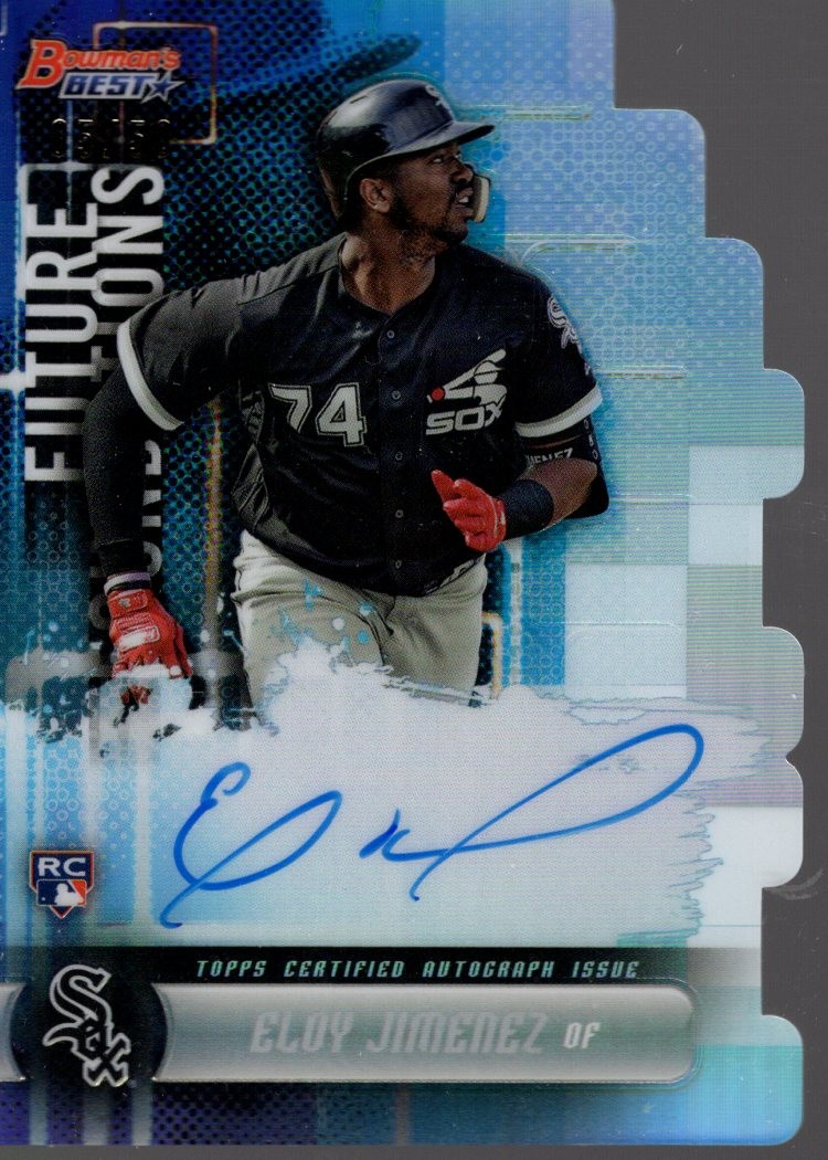 2019 Bowman's Best Future Foundations Autographs #FFAEJ Eloy Jimenez Auto /50 BB