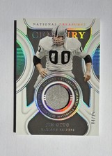 2021 Panini National Treasures - Century Materials Jim Otto #CM-JIO Holo Silver
