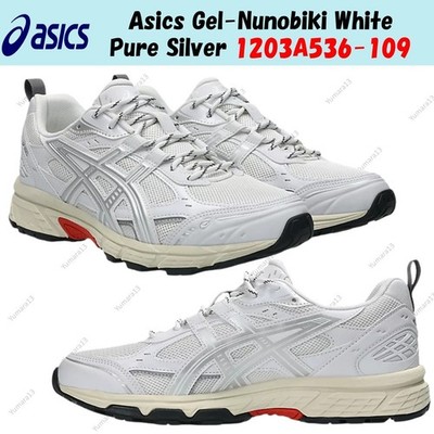 Asics Gel-Nunobiki White Pure Silver 1203A536-109 Herren Gr.