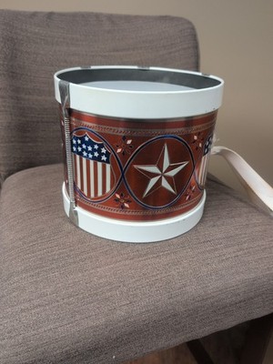 Vintage Noble & Cooley Co Americana Drum 9'' Round Rare