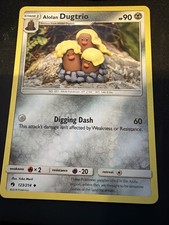 Alolan Dugtrio 123/214 Sm-Lost Thunder Regular YUKI MORII ART WORK LP/NM on eBay