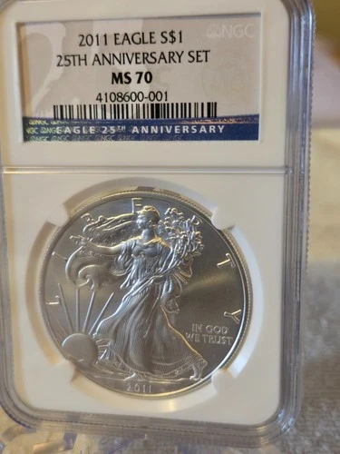 Photo of a 2011 American Silver Eagle from an eBay listing that sold on Jul 21, 2026