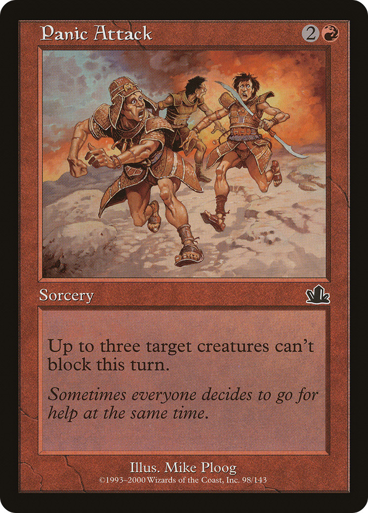 Panic Attack #98 (MP) Prophecy PCY Magic MTG