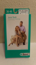 Juzo Soft Stockings 2002 AD Size I Cinnamon Compression Stockings Knee High New