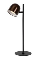 LED Akku Tischleuchte Braun BüRo 3000 K H:46 Cm Tischlampe Schlafzimmer