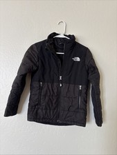 The North Face Balanced Rock Insulated Jacket Boys M 10/12 Black Full Zip