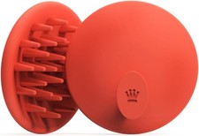DS Labs Revitalizing Scalp Brush - Silicone Shampoo Massager for a Orange