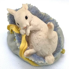 Aynsley MasterCraft Hand Painted Bunny Rabbit Blue Hat Collectible UK England