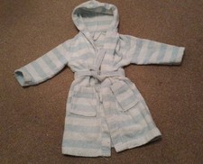 Child's Towelling Dressing Gown Age 2-4 Years By Mothercare