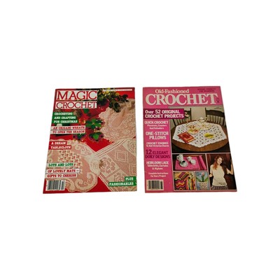 Old-Time Crochet Magazine & Magic Crochet Magazine Vintage Crochet Patterns 