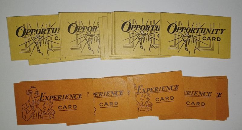 Vintage Careers Experience and Opportunity game cards